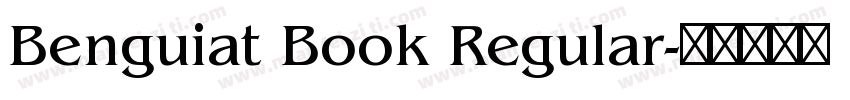 Benguiat Book Regular字体转换